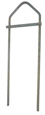 Double wall ribbed rebar anchor